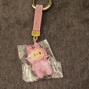 Pink Monkey Keychain